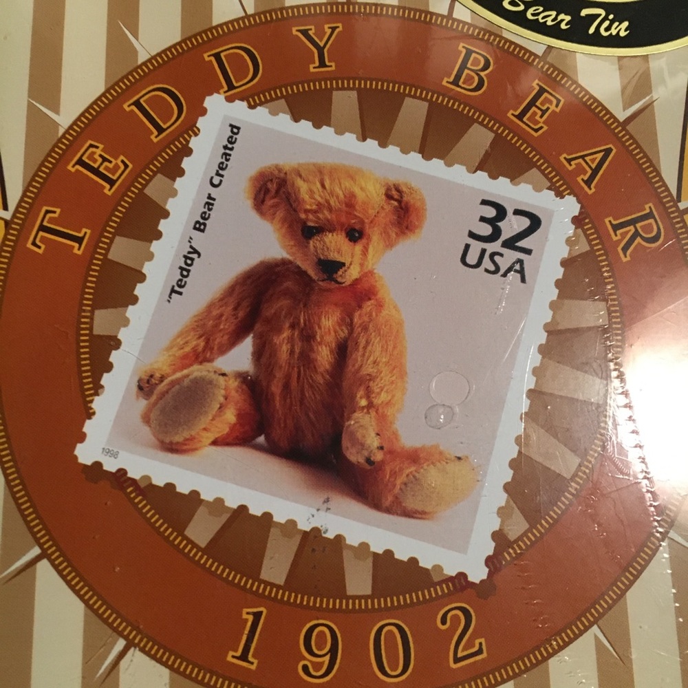 Teddy Bear Tin , unopened